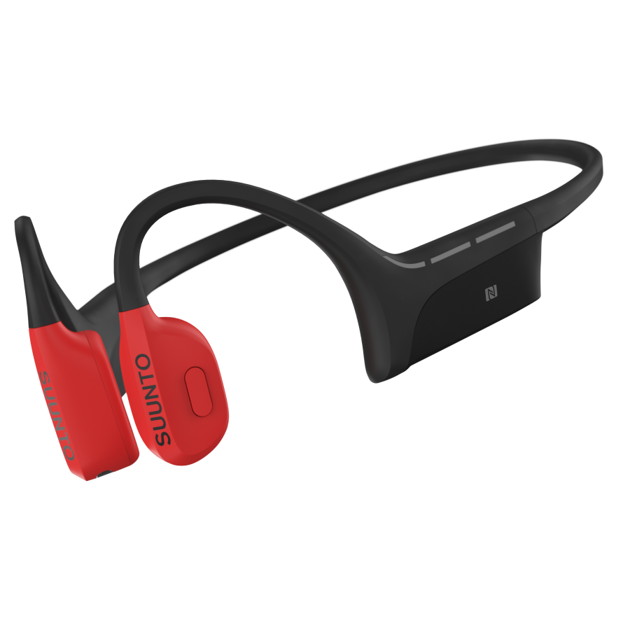 SUUNTO Wing Lava Red プレミアム オープンイヤー スポーツイヤホン SUUNTO Wing Lava Red プレミアム オープンイヤー スポーツイヤホン