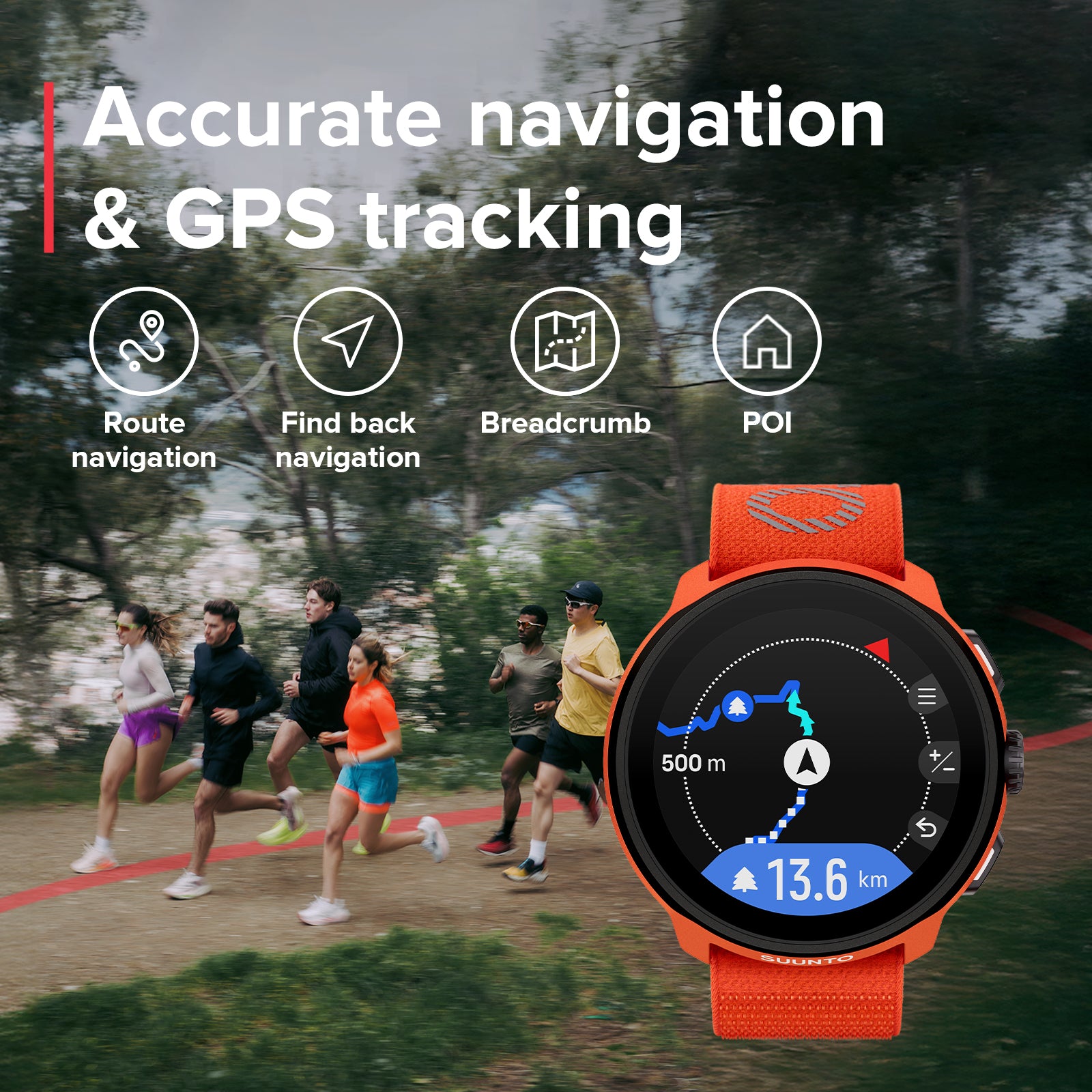 Suunto Run
Coral Orange