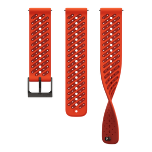 Suunto 22mm Athletic 8 Siliocne Strap Coral Orange S+M