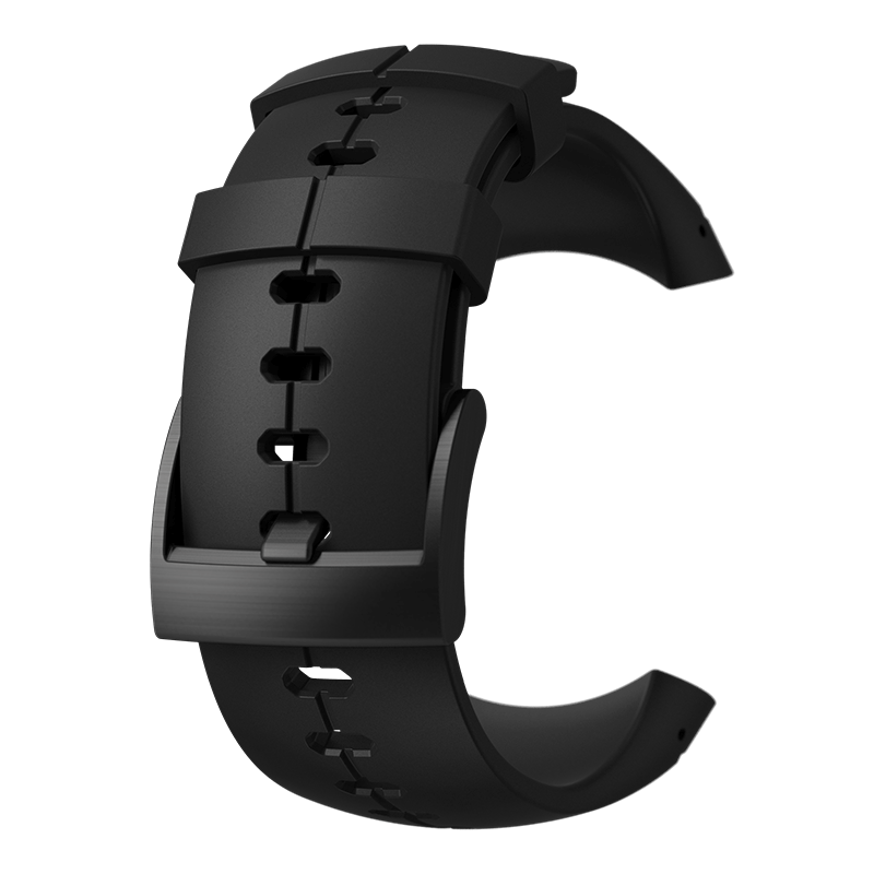 Suunto Ultra All Black Silicone Strap Watch Band