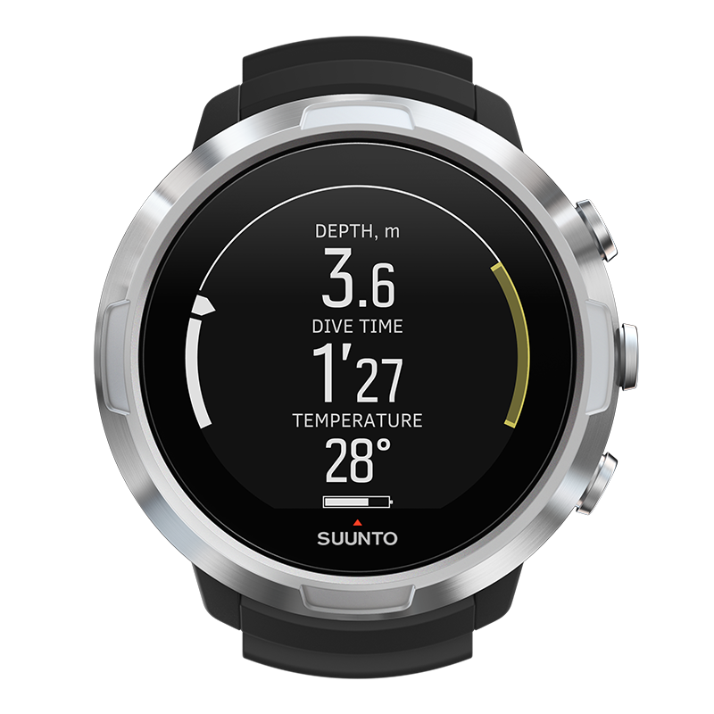 Suunto D5 Black dive computer with color screen and exchangeable