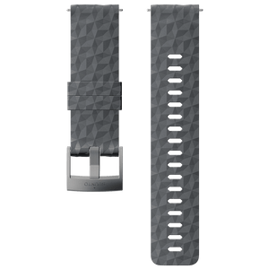 Suunto 24mm Explore 1 Silicone Strap Graphite Gray Size M Watch Band