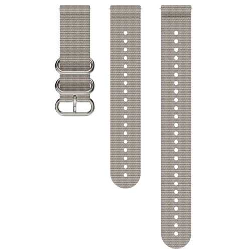 Suunto 22mm Explore 1 Textile Strap Sand Gray M+L Watch Band