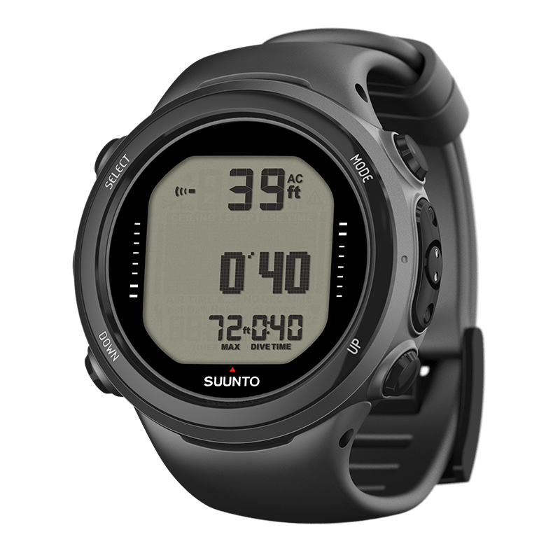 SUUNTO D4I NOVO BLACK-USB cable and extension strap included