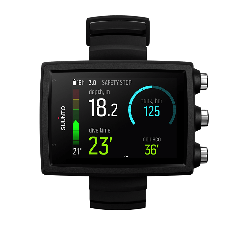 カラースクリーンと大きな数字とSuunto EON Core Black ダイブ カラースクリーンと大きな数字とSuunto EON Core Black ダイブ