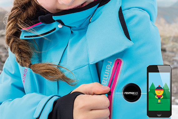 ReimaGO? motivates kids to outdoor activities; developed in collaboration with Suunto