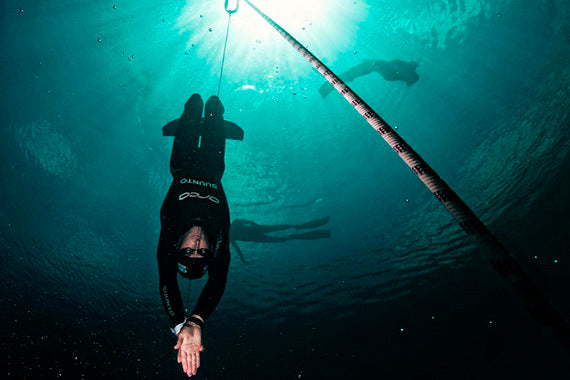 Freedivers prepare for Suunto Vertical Blue