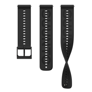 Suunto 22mm Athletic 6 Silicone Strap All Black S+M