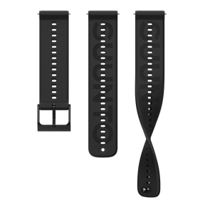 Suunto 22mm Athletic 6 Silicone Strap All Black S+M