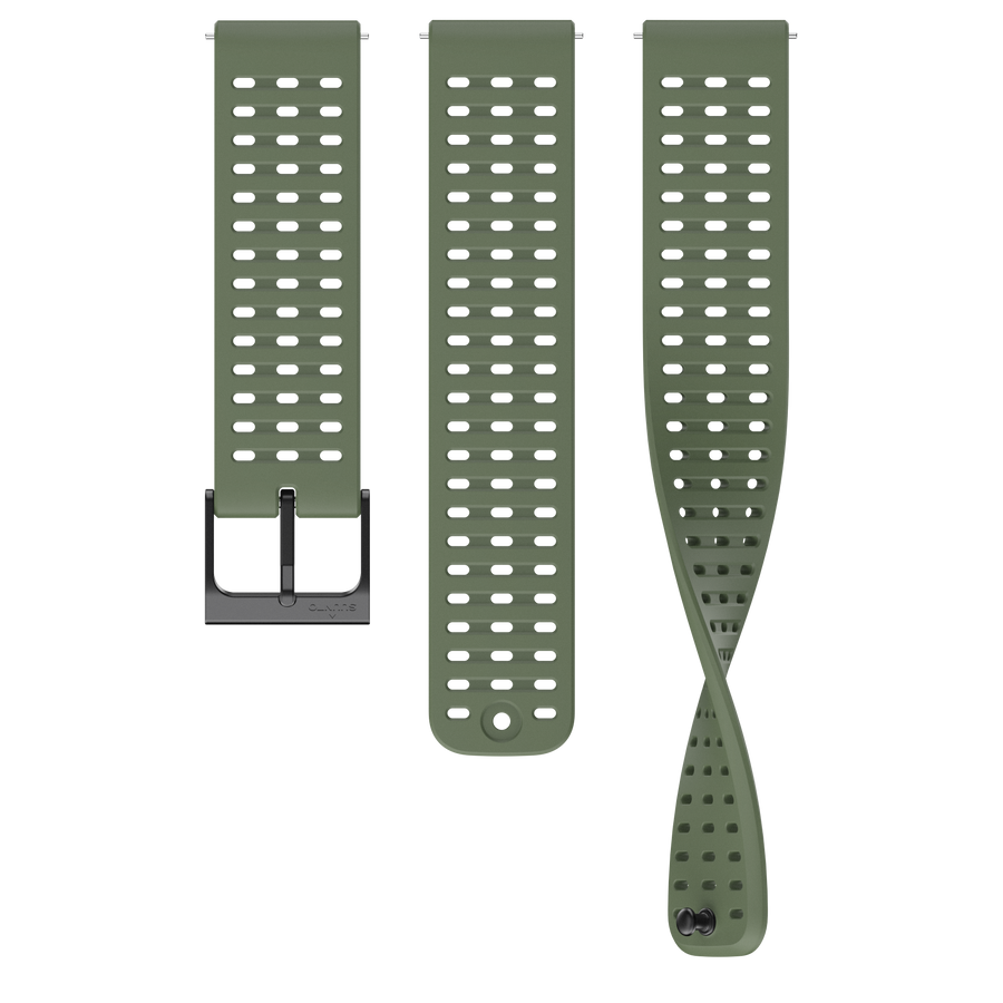 Suunto 22mm Athletic 2 Silicone Strap Forest Green S+M