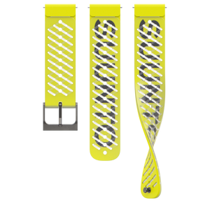 Suunto 22mm Athletic 5 Silicone Strap Lemon Yellow S+M