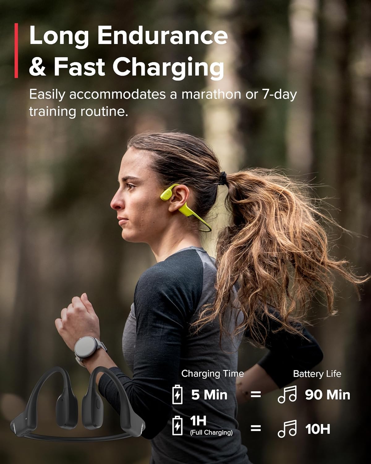 SUUNTO SONIC Black Bone Conduction Headphone