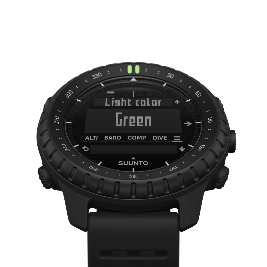 Suunto Core 2 green backlight
