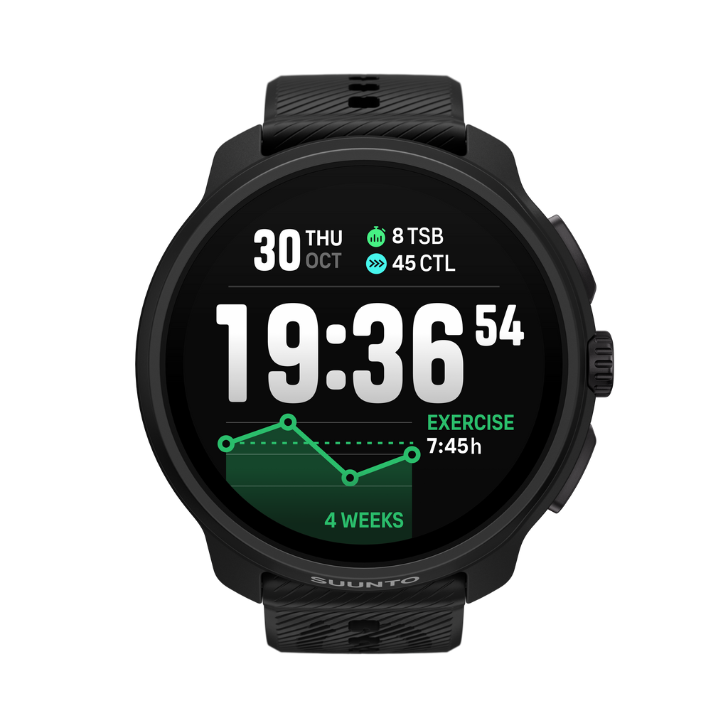 複数のスポーツとトレーニング負荷の記録に対応するSuunto Race 2 All Black