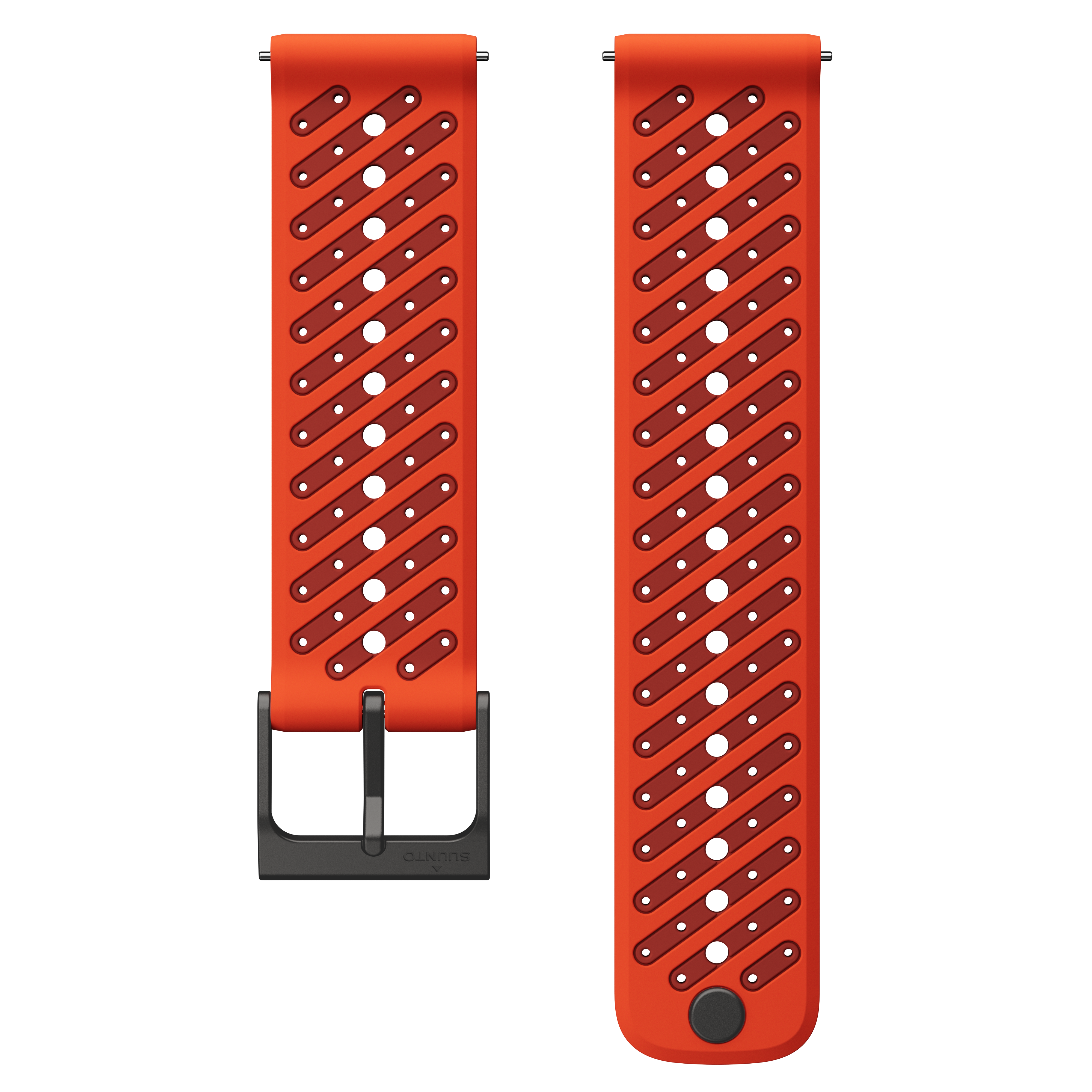 Suunto 22mm Athletic 8 Siliocne Strap Coral Orange S+M