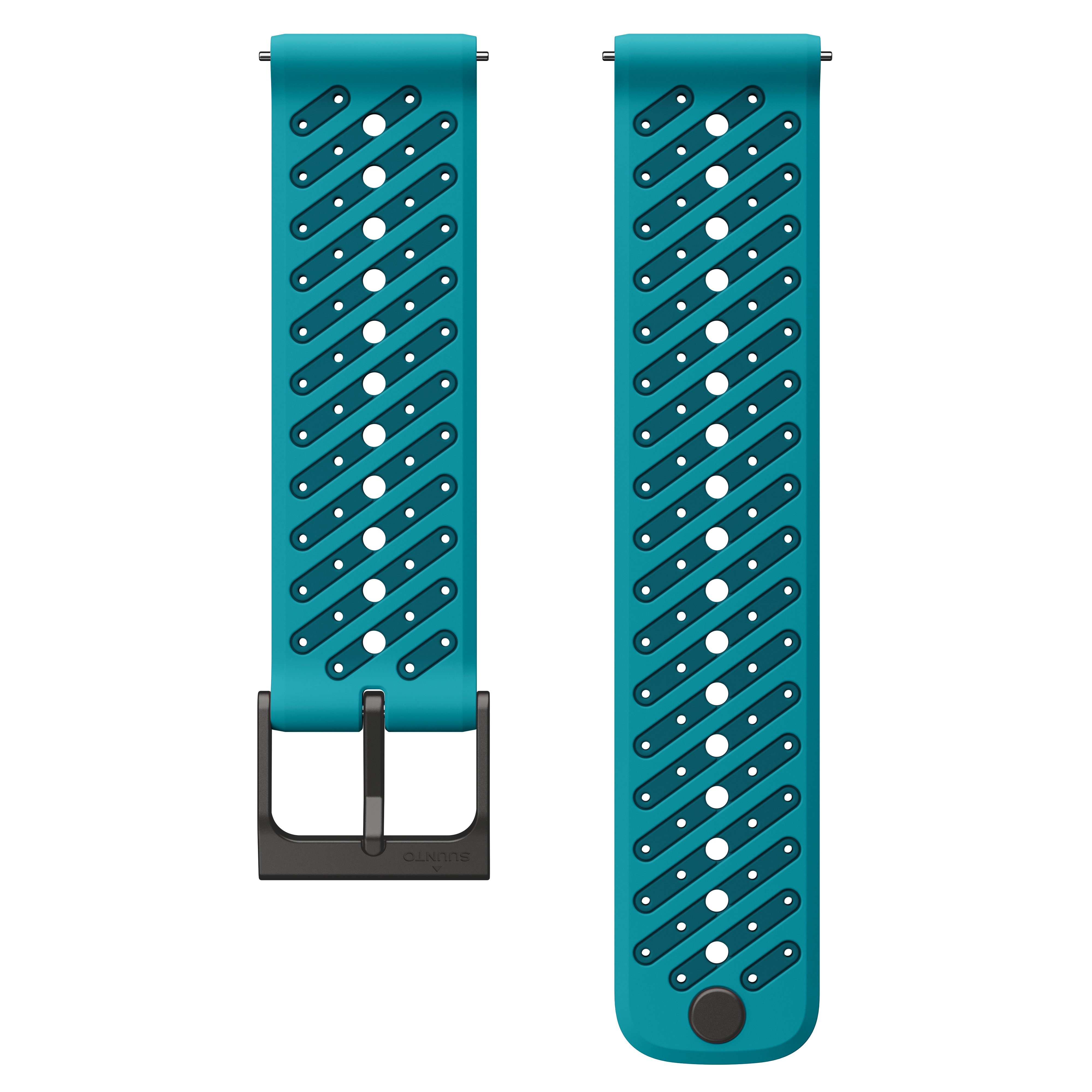Suunto 22mm Athletic 8 Siliocne Strap Wave Blue S+M