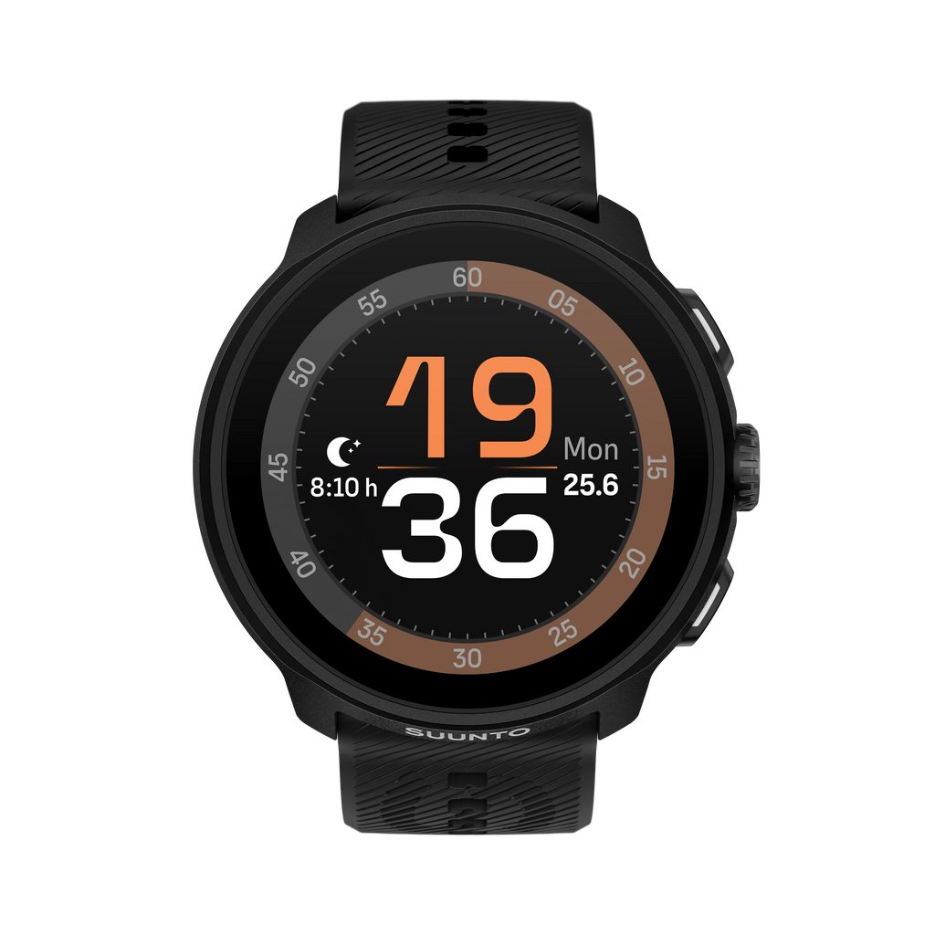 Suunto Run All Black with Silicone Strap