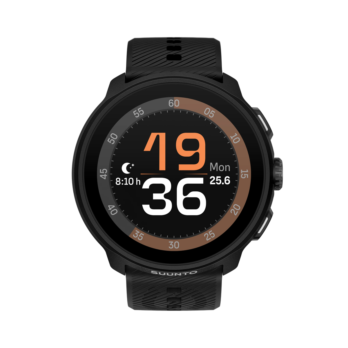 Suunto Run All Black with Silicone Strap