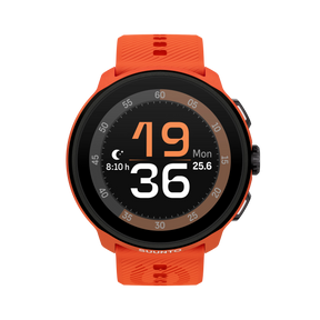 Suunto Run Coral Orange with Silicone Strap