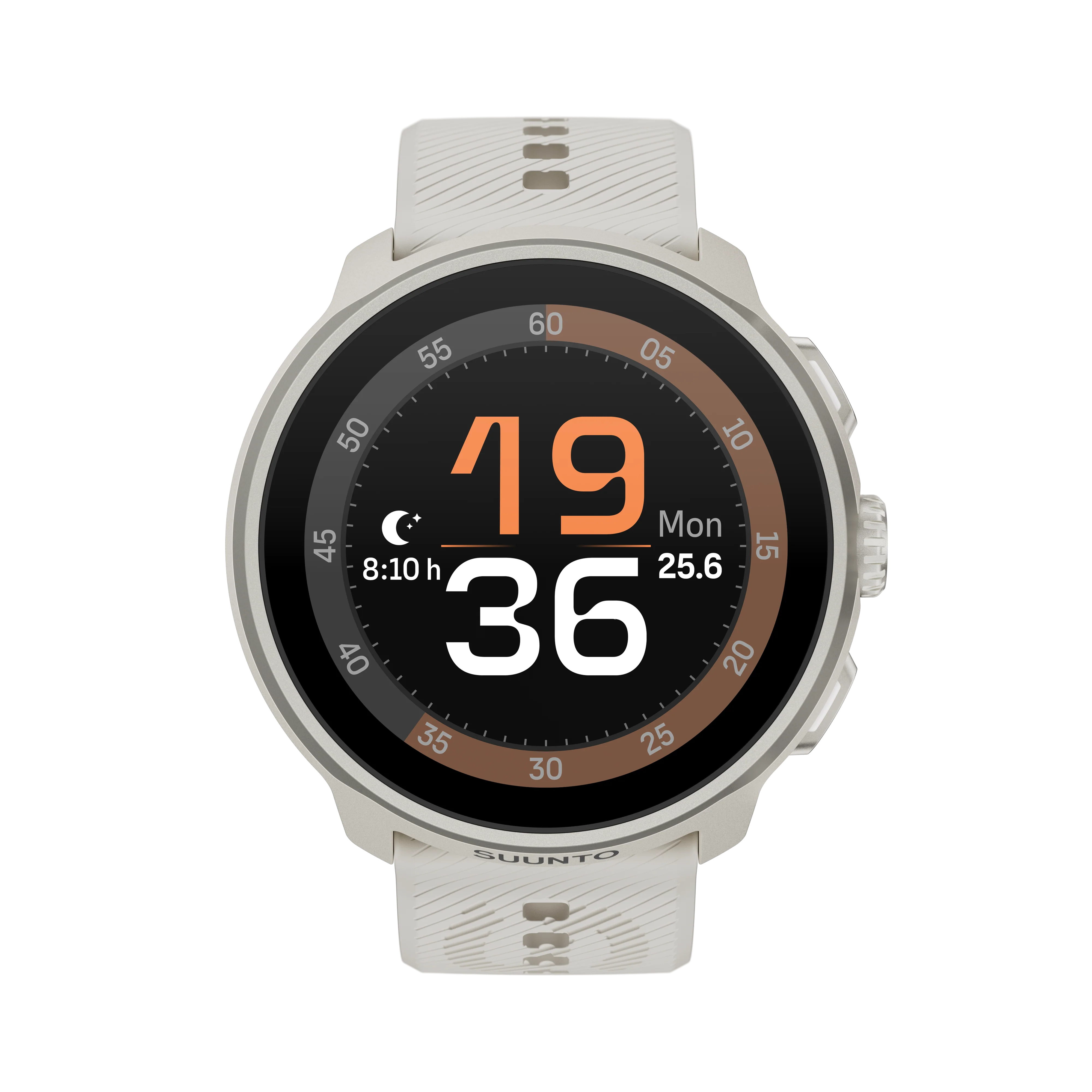 Suunto Run Frost Gray with Silicone Strap