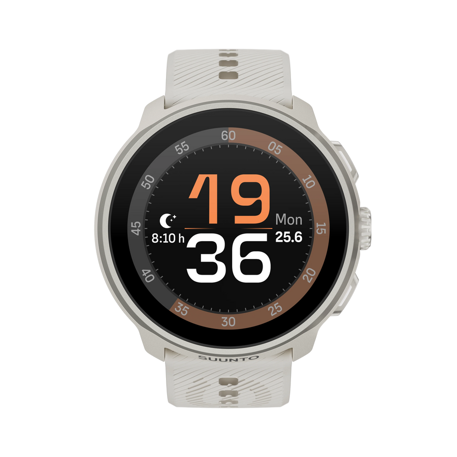 Suunto Run Frost Gray with Silicone Strap