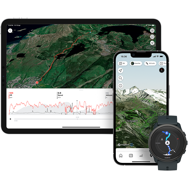 Suunto 5 Peak Cave Green