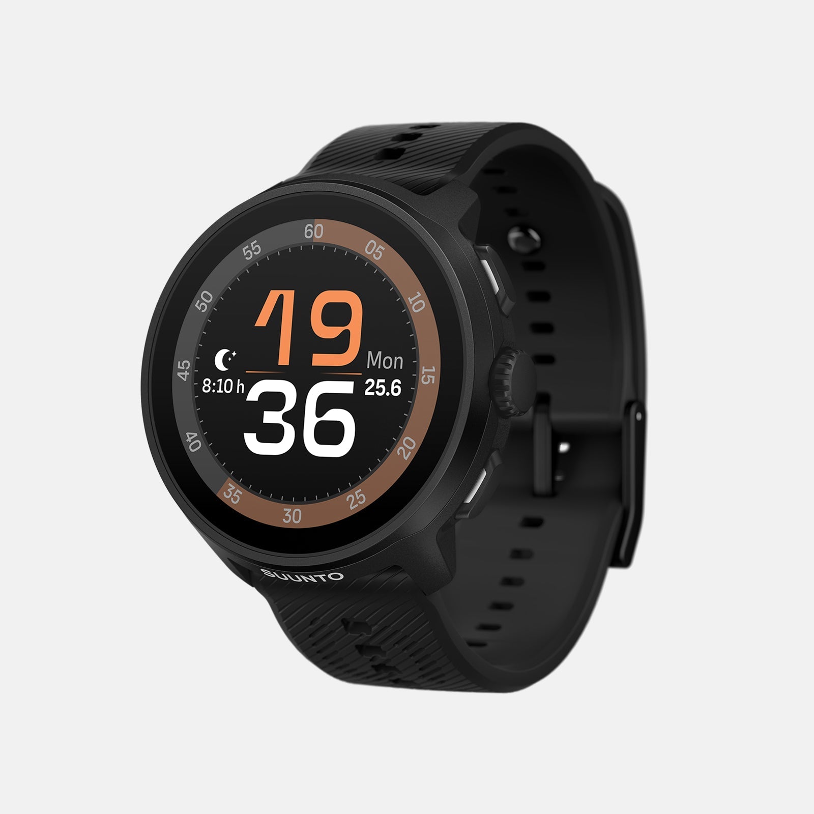 Suunto Run All Black with Silicone Strap