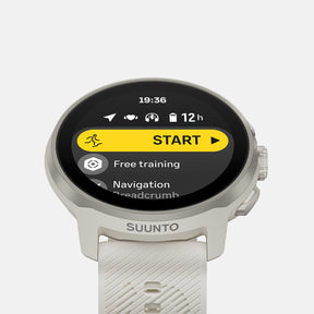 Suunto Run Frost Gray with Silicone Strap