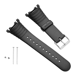 Vector Strap Kit - Black Elastomer Watch Band